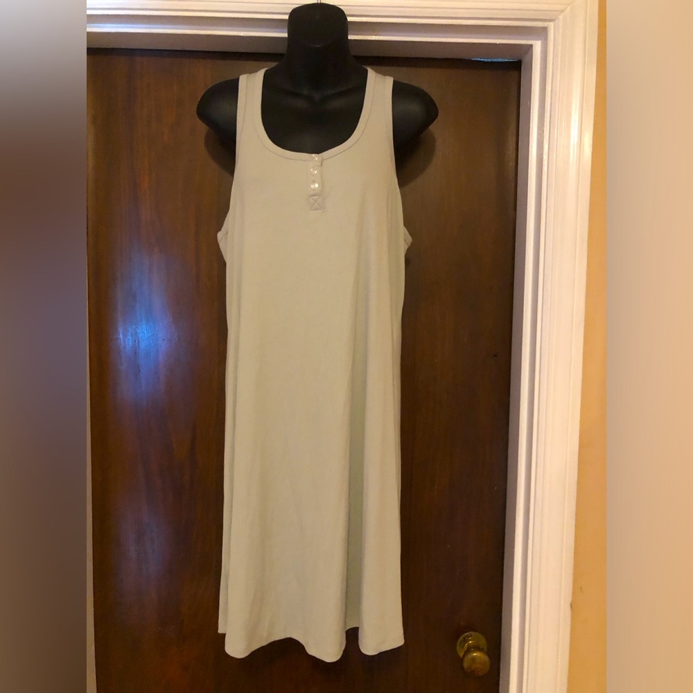 Ecothreads Green Dress - size M - 38” in length